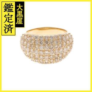 JEWELRY　ジュエリー　 　リング　K18イエローゴールド　　ダイヤモンド3.00　 　7.1g　＃11　2141000340173【472】H