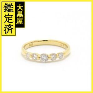 JEWELRY ジュエリー デザイン リング 指輪 K18 ゴールド ダイヤモンド 0.80ct 5.5号 【460】2120500173436の画像1