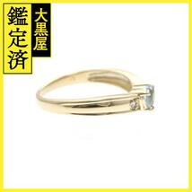 JEWELRY MAKI ジュエリーマキ リング K9イエローゴールド キュービックジルコニア 10号 2.1g【473】_画像3