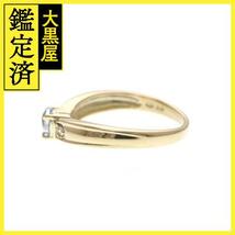 JEWELRY MAKI ジュエリーマキ リング K9イエローゴールド キュービックジルコニア 10号 2.1g【473】_画像2