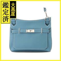 HERMES　エルメス　ジプシエール31　トリヨンクレマンス　ブルージーン　シルバー金具　【431】_画像1