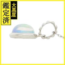 JEWELRY　ジュエリー　貴金属・宝石　オパール　ネックレス　WG　ホワイトゴールド　約1.3g　2141000347899【200】_画像5