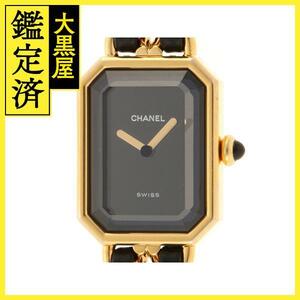 CHANEL Chanel Premiere M H0001 GP/ leather belt quartz battery [460]2148103640148