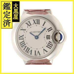 Cartier カルティエ　バロンブルーSM　W69018Z4　シルバー　SS　女性　クォーツ　2143500276457【432】