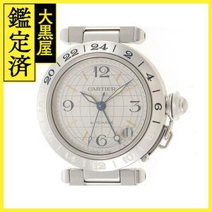 Cartier カルティエ　パシャC メリディアン　シルバー　SS　W31029M7　メンズ　自動巻き　2148103642531【432】