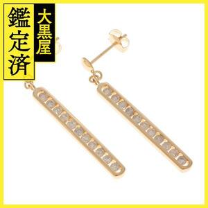 JEWELRY ノンブランド ジュエリー ピアス K18 イエローゴールド ダイヤモンド 0.27カラット 2.6g【473】