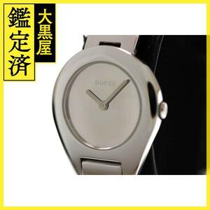 GUCCI グッチ　レディース クオーツ　6700L YA067504　シルバーミラー文字盤 SS【472】HK