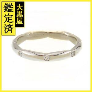 STAR JEWELRY　スタージュエリー　リング　指輪　プラチナPT950　D0.11ct　約3.1g　8号　2147200456348【208】