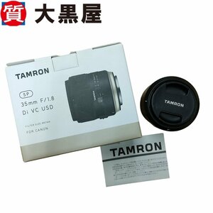【大黒屋82】TAMRON タムロン レンズ SP 35mm F/1.8 Di VC USD FOR CANON 動作未確認 保証無し 返品交換不可