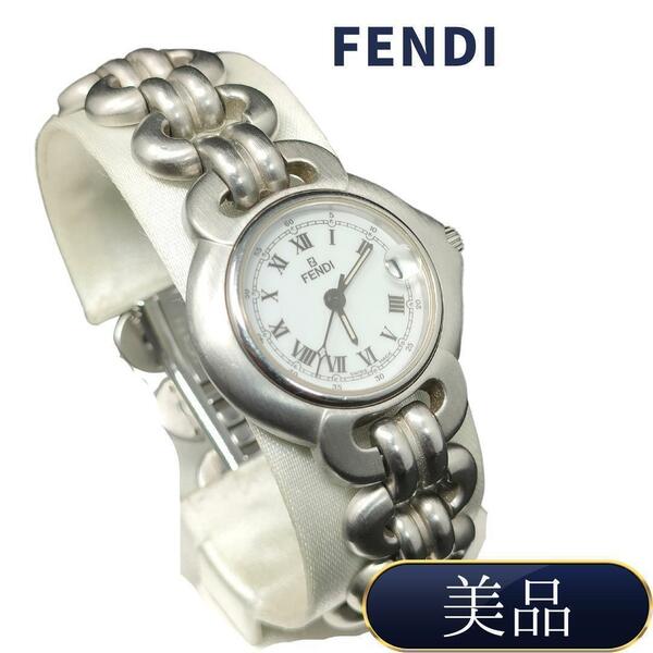 フェンディ　腕時計 1600L 003-075 SS QZ 白文字盤