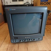 Z御c ◯ 302 SONY TRINITRON PVM-9020/ カラービデオモニター/アース付きコード付属します/通電確認済み/映像機器_画像1