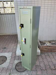 zs200* 048 KSK Gun Locker TOKYO*GUNMA gun запирающийся шкафчик ключ имеется 131cm×24cm×30cm б/у товар 