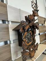 wd☆30 SEIKO 鳩時計 掛け時計 壁掛け時計 ハト時計 セイコー　木製 _画像2