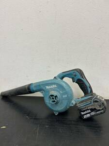 ●C☆28 makita 充電式ブロワ UB182D マキタ 18V バッテリー付き 電動工具 動作品