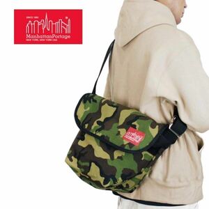 [ManhattanPortage Manhattan Poe te-ji| new goods ]1605V VINTAGE MESSENGER BAG messenger bag | camouflage -ju|HP000151