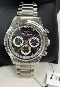( прекрасный товар ) Tecnos TECHNOS наручные часы с ящиком работа не осмотр товар батарейка порез текущее состояние товар с биркой 