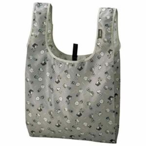  Snoopy folding eko-bag ( gray ) shopping bag shopping bag 