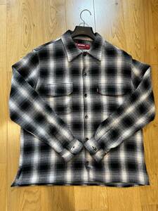 HIDEANDSEEK (ハイドアンドシーク) / Ombre Check L/S Shirt M 新品