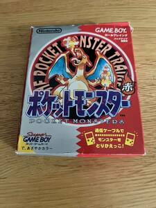 ポケットモンスター 赤 ポケモン ゲームボーイ ソフト 箱説付 レッド Nintendo 任天堂