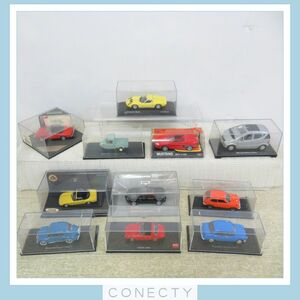 ミニチャンプス/ビテス/京商 等 1/43 ランボルギーニミウラ/トヨタS800/BMWZ3ロードスター 他 計11台セット ケース付【G1【S2