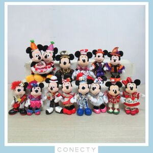 ディズニー TDR　ミッキー ミニー ぬいぐるみバッジ/ベリーベリーミニー/テーブル・イズ・ウェイティング フィナーレ/HBD【C1【S2