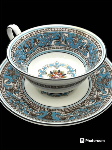 ウェッジウッド フロレンティーン ターコイズ WEDGWOOD カップ ソーサー ティーカップ