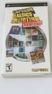 カプコンクラシックコレクションリミックス　CAPCOM CLASSICS COLLECTION REMIXED PSP 北米版