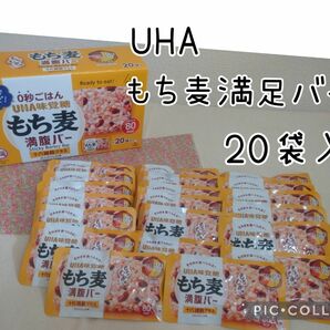 UHA味覚糖 もち麦満足バー 20袋入 16雑穀プラス ほんのり塩味