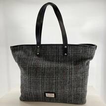 美品　BONFANTI×HARRIS TWEED トートバッグ　グレー_画像2