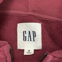 GAP ギャップ ロゴ 長袖パーカー メンズ ピンク 桃色 サイズ_画像6