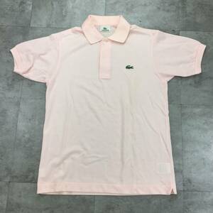 LACOSTE Lacoste one отметка рубашка-поло с коротким рукавом мужской розовый персик цвет XS размер 