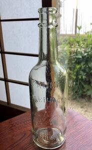スターブランドソース 昭和レトロ ソース瓶 ガラス瓶 アンティーク インテリア ボトルディギング ウランガラス 時代物
