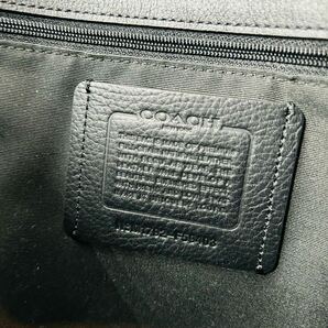 1円【入手困難品】 定価10万円 コーチ COACH トートバッグ ビジネスバッグ ブリーフケース A4 2way レザー メンズ レディース ブラック 黒の画像8