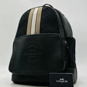 1 jpy ~[ hard-to-find goods ] regular price 10 ten thousand jpy Coach COACH rucksack bag pack Day Pack black leather men's lady's A4 business 