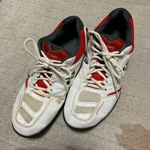  Yonex badminton shoes 650POWERCUSHION 29cm white red black YONEX power cushion 650