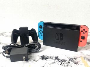 ☆美品☆Nintendo Switch ニンテンドースイッチ 本体 ネオンレッド/ネオンブルー HAC-001 初期化済