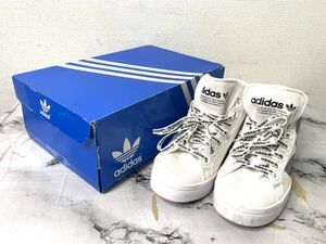 ☆美品☆adidas/アディダス ヒールスニーカー ホワイト 22.5cm レディース