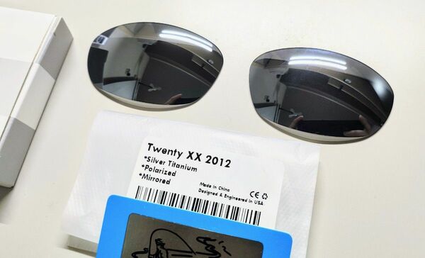 OAKLEY TWENTY XX 2012 交換用偏光レンズ Titanium サングラス