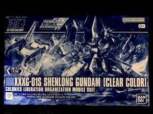 ●●NEW●イベント限定【即落】●HG 1/144 シェンロンガンダム [クリアカラー] ●ガンダムベース●バンダイBANDAI●新品未開封●●