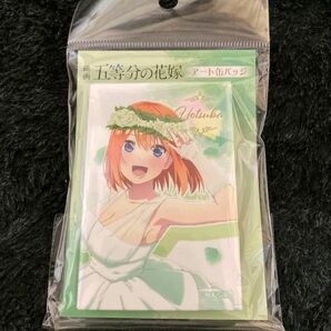 五等分の花嫁　アート缶バッジ　四葉