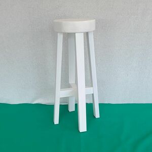 飾り台丸椅子　 スツール　木製飾り台丸椅子　61
