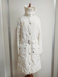 Christian Dior クリスチャンディオール 中綿 ロングコート 白 ホワイト系 サイズ38
