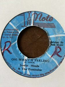 ◆JUSTIN HINDS/ OH！ WHAT A FEELINGS/ 美品　'45 JA.org