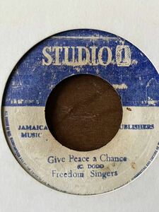 ◆STUDIO 1 / FREEDOM SINGERS/GIVE PEACE A CHANCE ◆JA'org '45