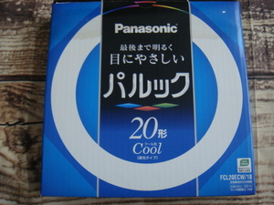 Panasonic* Panasonic ^,,. to the last minute bright eyes . kind pa look * round fluorescent lamp *20 shape / cool color ( daytime light type )FCL20ECW/18_.,,^[ unused goods ]