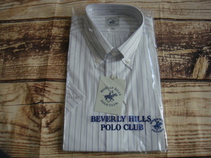 BEVERLY HILLS POLO CLUB^,,.ビバリーヒルズポロクラブ*ワイシャツ/ドレスシャツ(ボタンダウン)サイズ:L_.,,^「未使用品」