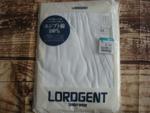 LORGENT・ロージェント^,,.アンダーウエア*長袖ズボン下*エジプト綿100％*サイズ:M(胴囲72～80)_.,,^「未使用品」