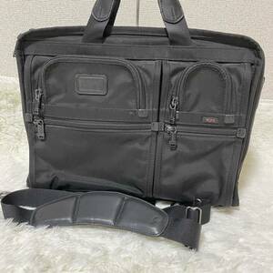 TUMI business bag briefcase PC storage A4 storage 2way high capacity 