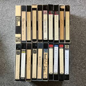 【ジャンク】VHS 使用済みビデオテープ 20本セット プログレッシブ・ロック 【再生未確認】