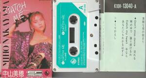 中山美穂　CATOH ME　カセットテープ　1987